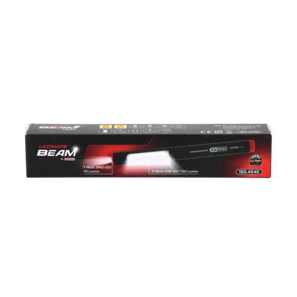 Lanterna LED tip stilou UltimateBEAM, 150 lm, Li-Ion, aluminiu, USB-C - imagine 4