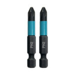 2 Biti impact black, MAKITA, hex ¼, PH2, 50 mm - imagine 2
