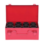 Set chei tubulare de impact KS Tools, lungi, 1”, hexagonale, 8 piese, 24-38 mm - imagine 3