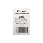 Electrozi tungsten rosu Proweld, 1,6x175 mm WT20 10 buc - imagine 2