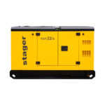 Generator trifazat STAGER, YDY 22S3, 16 kW, pornire electrica, diesel, insonorizat - imagine 3