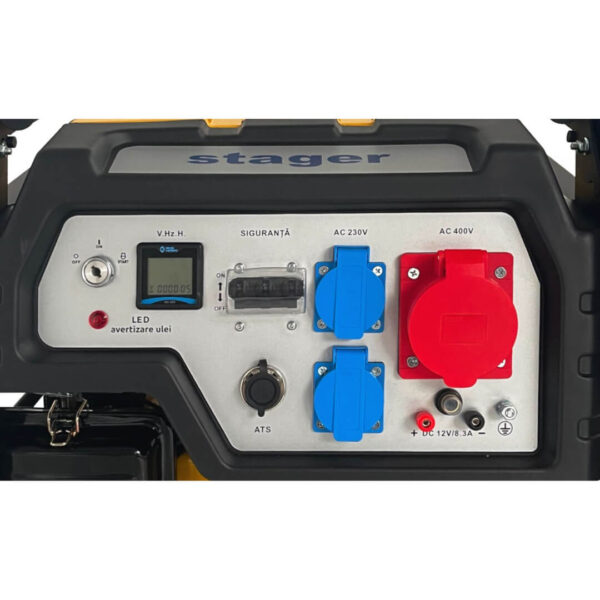 Generator trifazat STAGER, FD 10000ER-E3R, 8,5 kW, pornire electrica, benzina - imagine 4