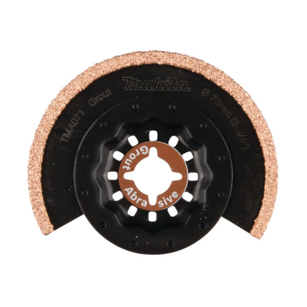 Panza segmentata circulara MAKITA HM/RIFF GRIT50 B-65040, 70 mm, Starlock - Pentru rosturi, placi ceramice - imagine 3