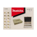 Set 12 freze MAKITA, tija 6 mm, cutie lemn - imagine 7