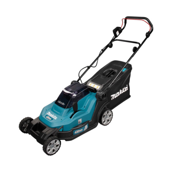 Masina de tuns iarba MAKITA DLM432PT2, XT 18V, 43 cm, livrata cu 2 acumulatori 18V 5,0Ah si incarcator dublu rapid - imagine 17