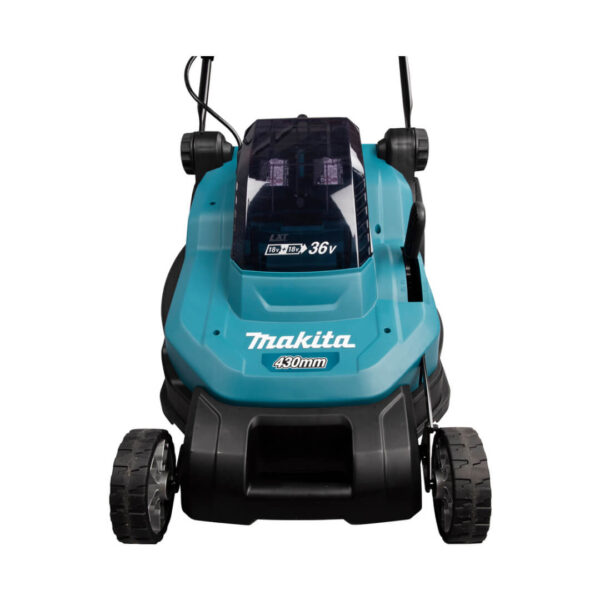 Masina de tuns iarba MAKITA DLM432PT2, XT 18V, 43 cm, livrata cu 2 acumulatori 18V 5,0Ah si incarcator dublu rapid - imagine 9
