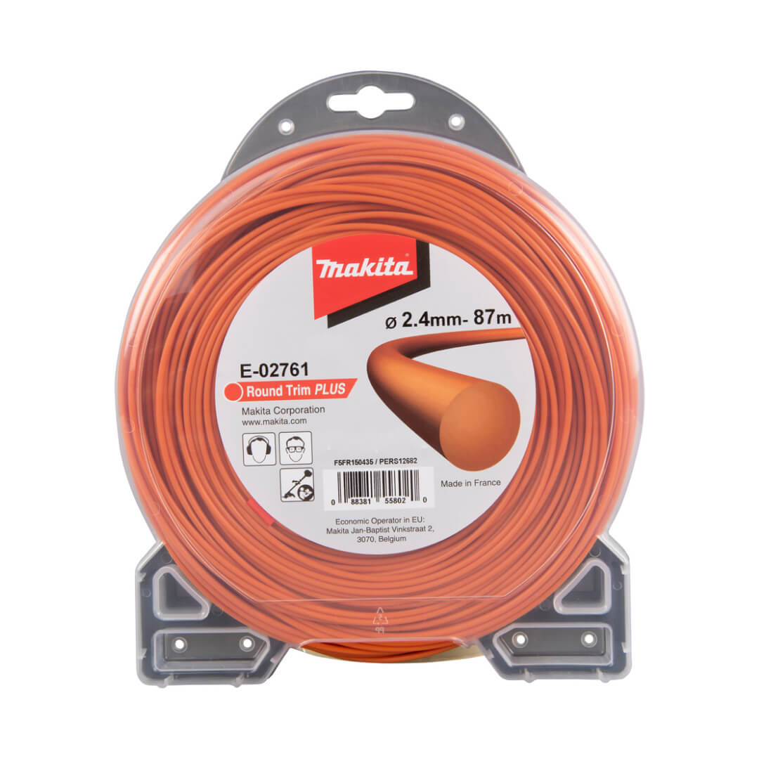 E-02761_C1C0.jpg Fir round trim plus cositoare MAKITA, 2,4 mm x 87 m - imagine 1