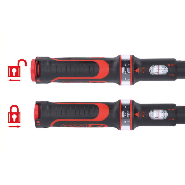 Cheie dinamometrica cu clichet 1/2”, ERGOTORQUE precision, 20-100 Nm, KS Tools - imagine 5