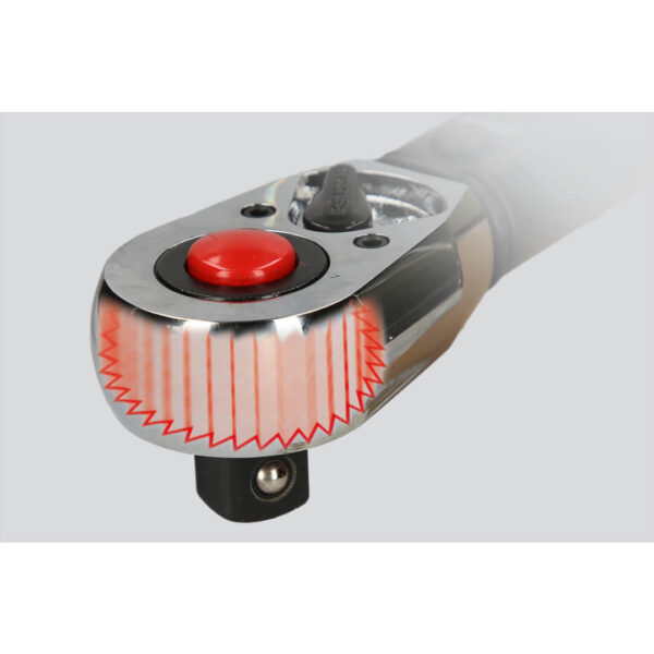 Cheie dinamometrica cu clichet 1/2”, ERGOTORQUE precision, 20-100 Nm, KS Tools - imagine 3
