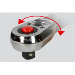 Cheie dinamometrica cu clichet 1/4”, ERGOTORQUE precision, 5-25 Nm, KS Tools - imagine 6