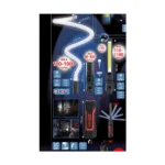 Set Lampi de Lucru eQi UltimateBEAM Quick-Lock, 4 Piese, COB LED, 1100Lm, IP54, 2600mAh - imagine 8