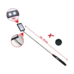 Oglinda flexibila pentru inspectie, cu iluminat LED, baterie CR2032, 60 ore durata iluminare - imagine 7