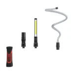 Set Lampi de Lucru eQi UltimateBEAM Quick-Lock, 4 Piese, COB LED, 1100Lm, IP54, 2600mAh