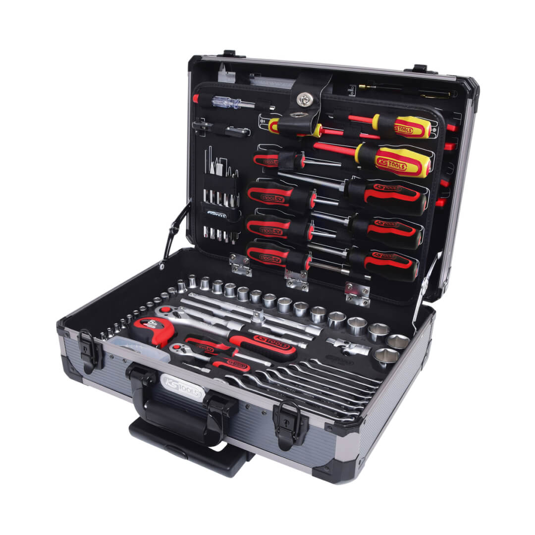 FOT_PRO_ALG_911-0630_SALL_AING_V1.jpg Trusa de scule universala, 1/4” - 1/2”, 130 piese, KS Tools - imagine 1