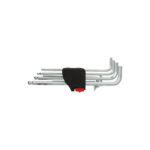 Set chei imbus hexagonale cu bila, in toli, extra lungi XL, 10 piese, 1/16” - 3/8”, KS Tools - imagine 3