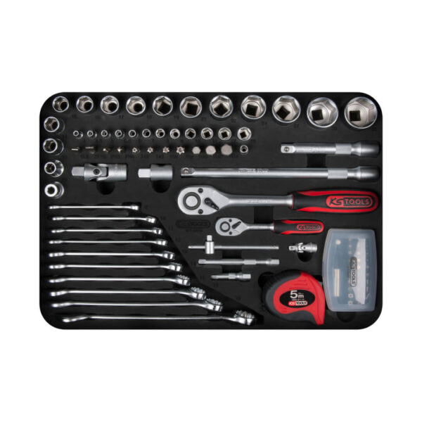 Trusa de scule universala, 1/4” - 1/2”, 149 piese, KS Tools - imagine 3