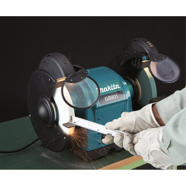 Polizor de banc MAKITA GB801 - 550W, 200 mm - imagine 4