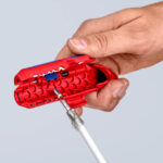 Dispozitiv de dezizolat cabluri ondulata Knipex, Ø13-32 mm - imagine 7