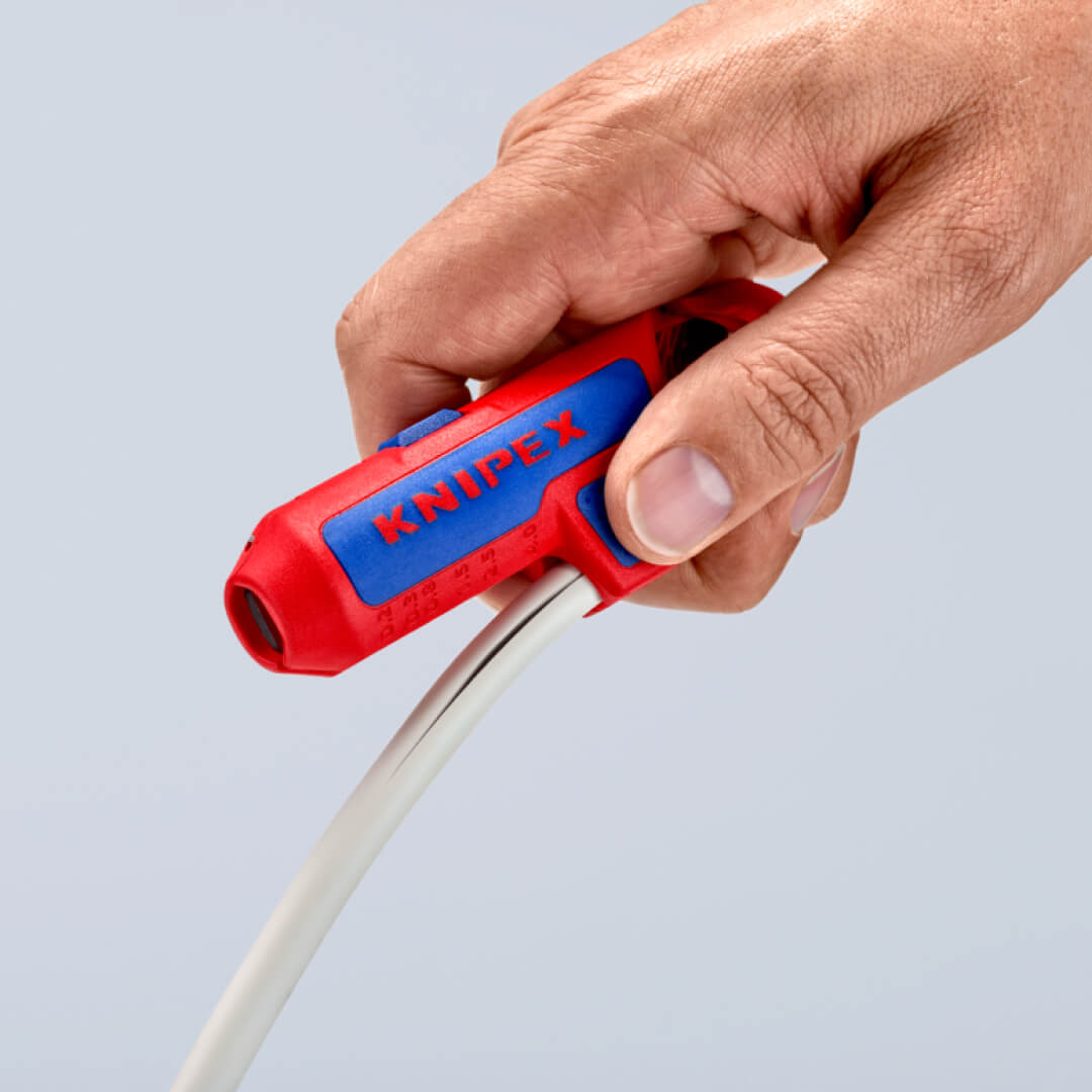 Dispozitiv de dezizolat cabluri ondulata Knipex, Ø13-32 mm - Technokom