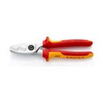 Cleste de taiere cabluri maner bicomponent Knipex, 200 mm - imagine 2