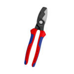 Cleste de taiere pentru cabluri, maner bicomponent Knipex, 200 mm