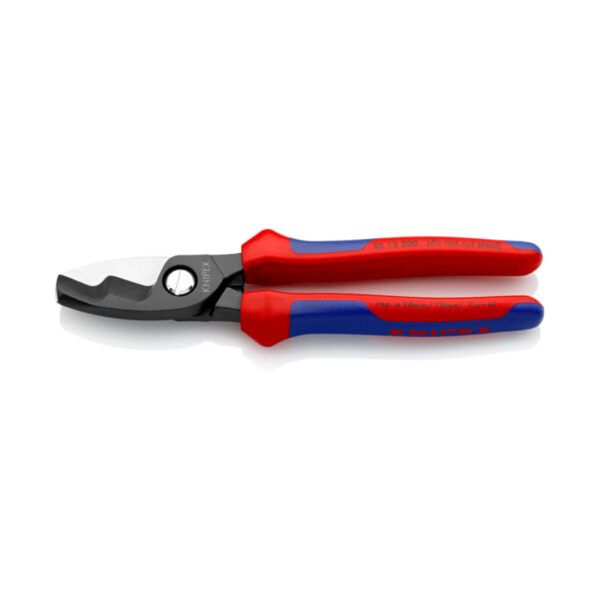 Cleste de taiere pentru cabluri, maner bicomponent Knipex, 200 mm - imagine 2
