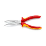 Cleste cu varf lung indoit cu taiere laterala Knipex, 200 mm - imagine 2