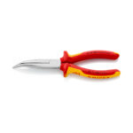 Cleste cu varf lung indoit cu taiere laterala Knipex, 200 mm - imagine 3