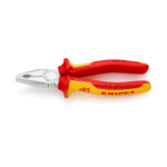 Cleste combinat multifunctional, maner bicomponent Knipex, 180 mm - imagine 2