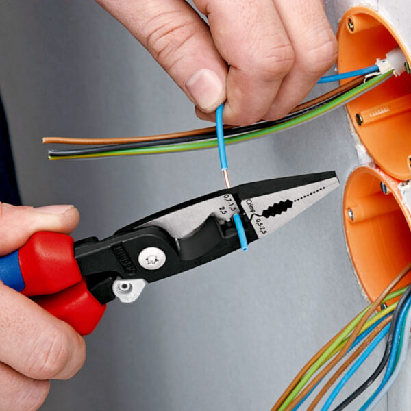 Cleste multifunctional pentru instalatii electrice Knipex, 200 mm - imagine 6