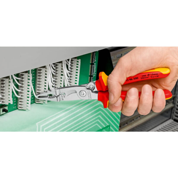 Cleste multifunctional pentru instalatii electrice Knipex, 200 mm - imagine 8