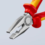 Cleste combinat multifunctional, maner bicomponent Knipex, 200 mm - imagine 4