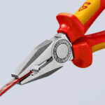 Cleste combinat multifunctional, maner bicomponent Knipex, 200 mm - imagine 7