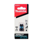 2 Biti impact black MAKITA, hex 1/4, PH2, 25 mm