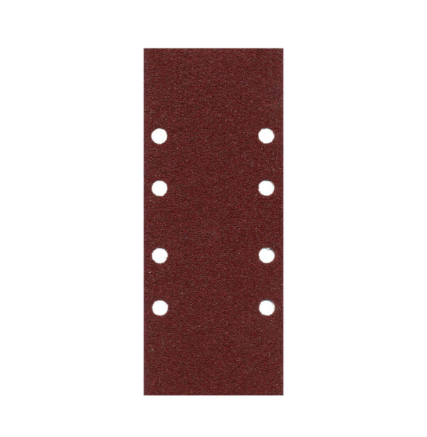 Hartie abraziva MAKITA, BO3710 / BO3711, set 10 bucati, gr.150, 8 gauri, 93×228 mm, P-36027 - imagine 2