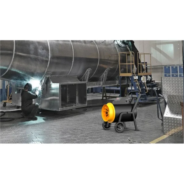 Zobo ZB-EC15 – Aeroterma electrica 15 kW, 400V,  300 m³ - imagine 6